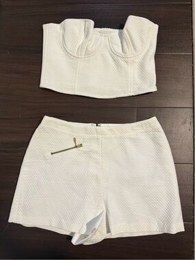 Hugo Buscati White Two Piece Set
